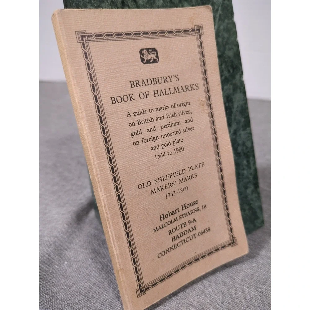 1980 Edition Bradbury's Book of Hallmarks: Guide to Marks of Origin Makers Marks